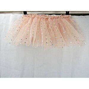 Danskin Freestyle Pink Sequin Tutu Dance Girl's Ballet Skirt XS 4-6X Costumne